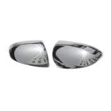 2007-2015 Smart ForTwo Side Mirror Cover Caps Stainless Steel Silver 2 Pcs