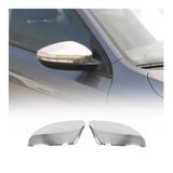 2012-2019 VW Beetle Side Mirror Cover Caps Stainless Steel Silver 2 Pcs