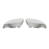 2012-2019 VW Beetle Side Mirror Cover Caps Stainless Steel Silver 2 Pcs