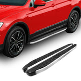 2010-2015 BMW X1 E84 Running Boards Side Steps Silver & Black