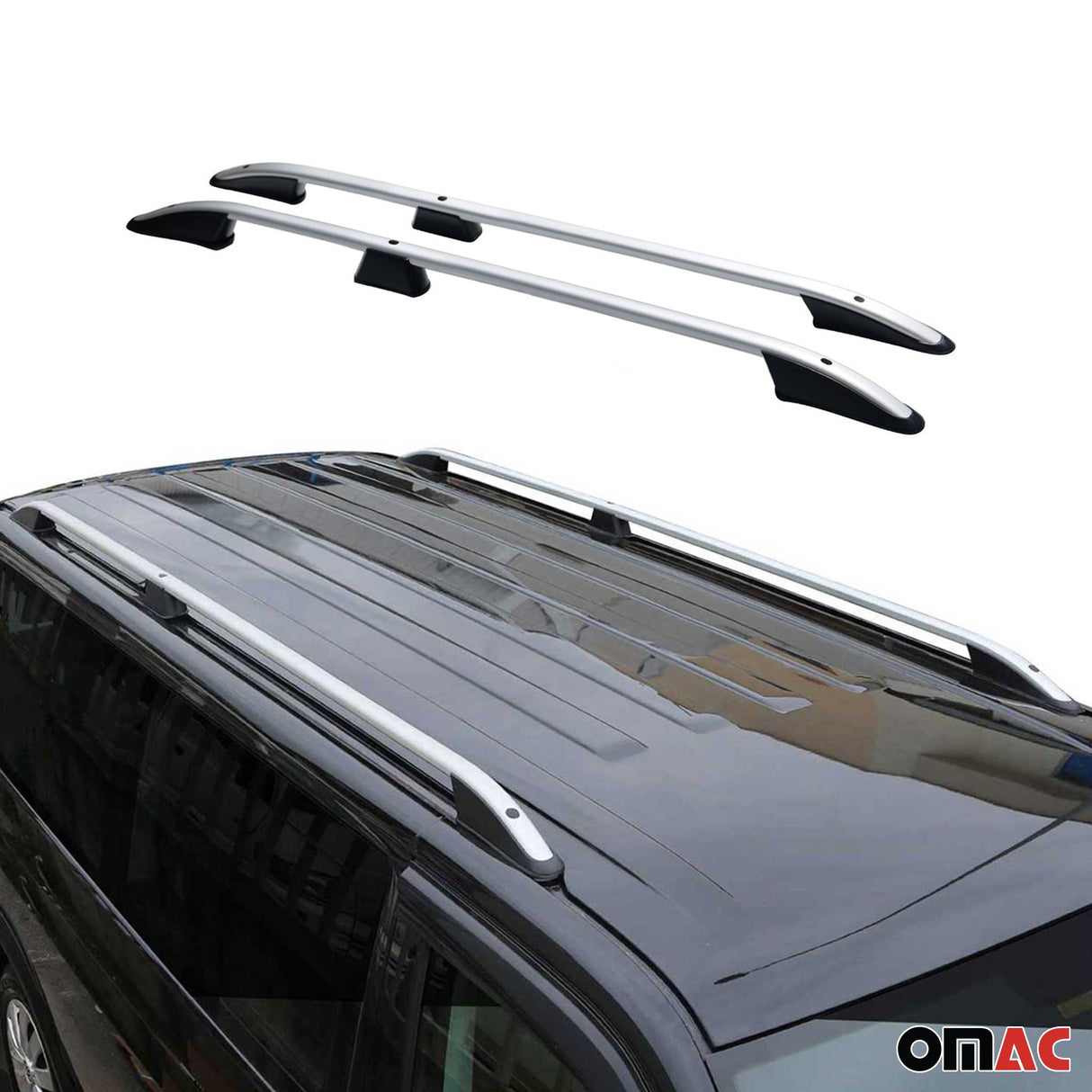 2014-2023 Ford Transit Connect Short Wheel Base Roof Rack Rails Side Rails Silver