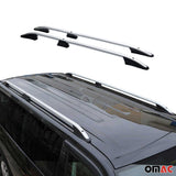 2014-2023 Ford Transit Connect Short Wheel Base Roof Rack Rails Side Rails Silver