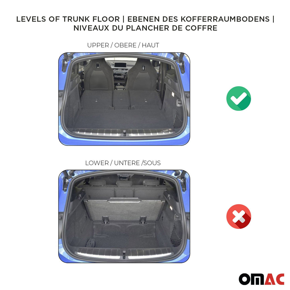 2017-2022 Nissan Rogue Sport Cargo Liner Trunk Mat All Weather Black