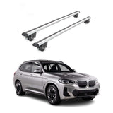 2021-2026 BMW iX3 G08 Roof Rack Cross Bars Luggage 220 Lbs Gray 2 Pcs