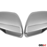 2016-2020 Kia Optima 4.gen Sedan Side Mirror Cover Caps Stainless Steel Silver 2 Pcs