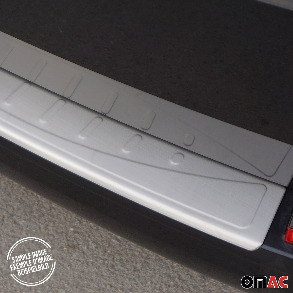 2018-2026 Volvo XC60 Rear Bumper Sill Cover Protector Guard Brushed Stainless Steel
