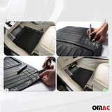 2000-2026 BMW X5 Universal Floor Mats Liner All Weather 3D Black Waterproof 5 Pcs
