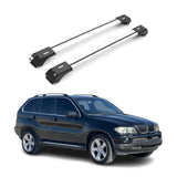 2000-2006 BMW X5 E53 Roof Rack Cross Bars Silver