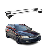 2001-2007 Volvo V70 Roof Rack Cross Bars Silver