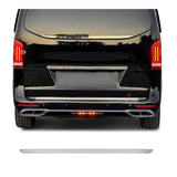 2016-2024 Mercedes Metris Rear Trunk Molding Trim Stainless Steel Silver 1Pc