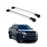 2010-2020 VW Amarok Roof Rack Cross Bars Silver