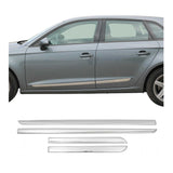 2011-2024 Mitsubishi Outlander Sport Side Door Molding Trim Skirt Garnish Stainless Steel Gloss 4Pcs