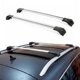 2013-2023 Subaru XV Crosstrek Roof Rack Cross Bars Silver