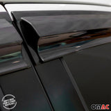 2005-2014 Nissan Frontier Window Visor Vent Rain Deflector 4Pcs Smoke