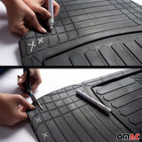 BMW Universal Floor Mats & Cargo Liner Waterproof Rubber TPE Black 6 Pcs