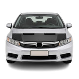 2012-2015 Honda Civic Sedan Car Bonnet Mask Hood Bra Black 1 Pc