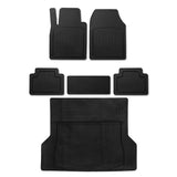 2004-2026 BMW X3 Universal Floor Mats & Cargo Liner Rubber TPE Black 6 Pcs