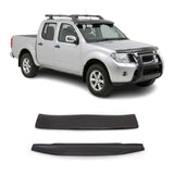 2005-2021 Nissan Frontier Windshield Sun Visor & Bug Shield Hood Deflector Kit 2Pcs Smoke
