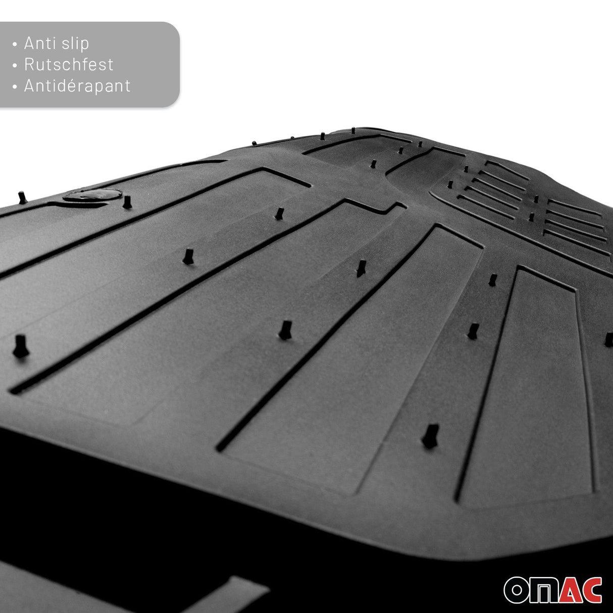 BMW Universal Floor Mats Liner All Weather 3D Black Waterproof 4Pcs