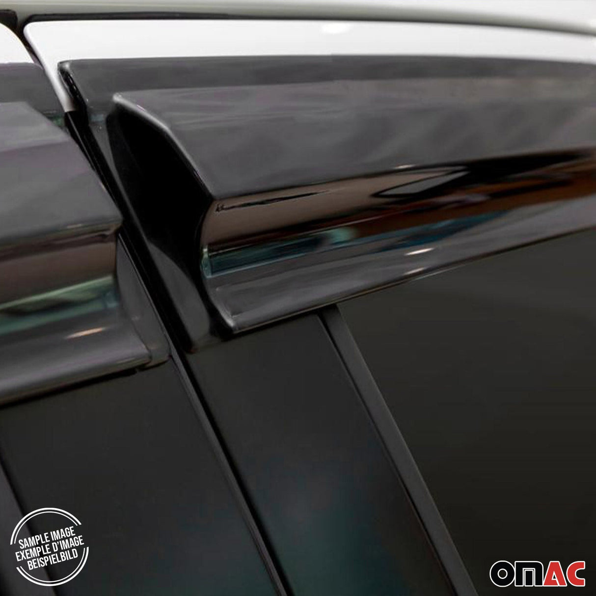 2010-2013 Ford Transit Connect Window Visor Vent Rain Deflector 2Pcs Smoke