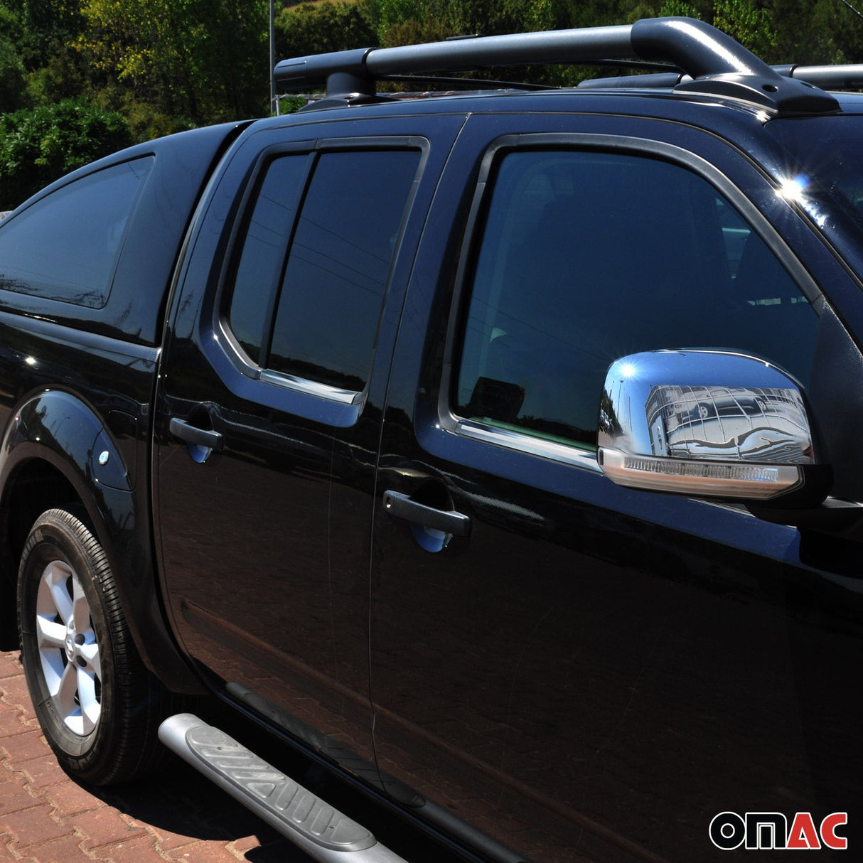 2005-2021 Nissan Frontier Window Molding Trim Streamer Stainless Steel Silver 4 Pcs