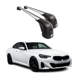 2020-2024 BMW 2 Series G42 F44 Roof Racks Cross Bars Silver