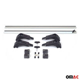 Roof Rack Cross Bars Aluminum for BMW X3 F25 2011-2017 Silver 2Pcs