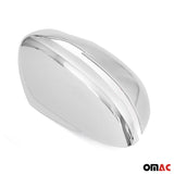 2017-2020 Nissan Pathfinder Side Mirror Cover Caps ABS Chrome Silver Gloss 2 Pcs