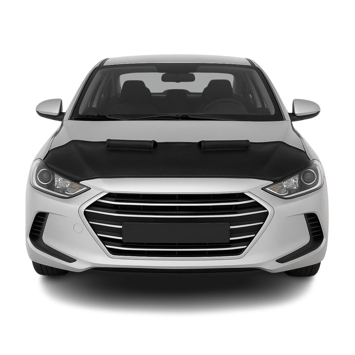 2017-2020 Hyundai Elantra Car Bonnet Mask Hood Bra Black 1 Pc