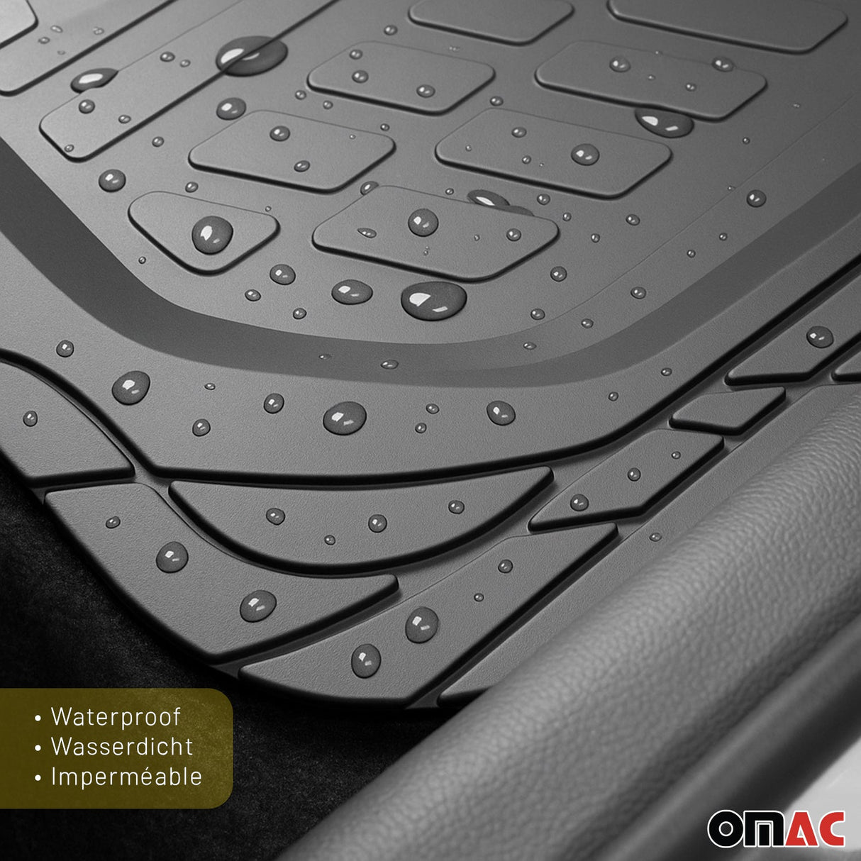 BMW Universal Floor Mats Liner All Weather 3D Black Waterproof 4Pcs
