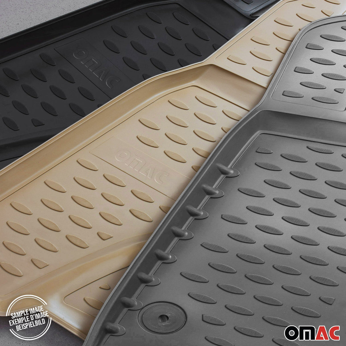 2003-2014 Volvo XC90 1.gen 5-Seats Floor Mats Liners Full Set All Weather 5 Seats Beige