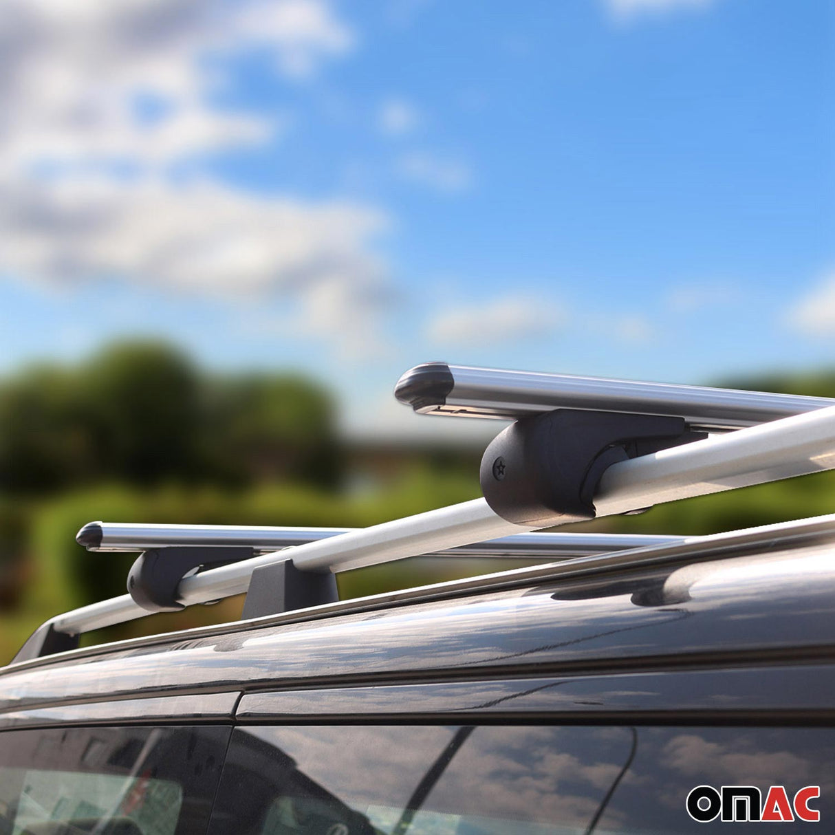 2016-2018 Toyota RAV4 Roof Rack Cross Bars Silver