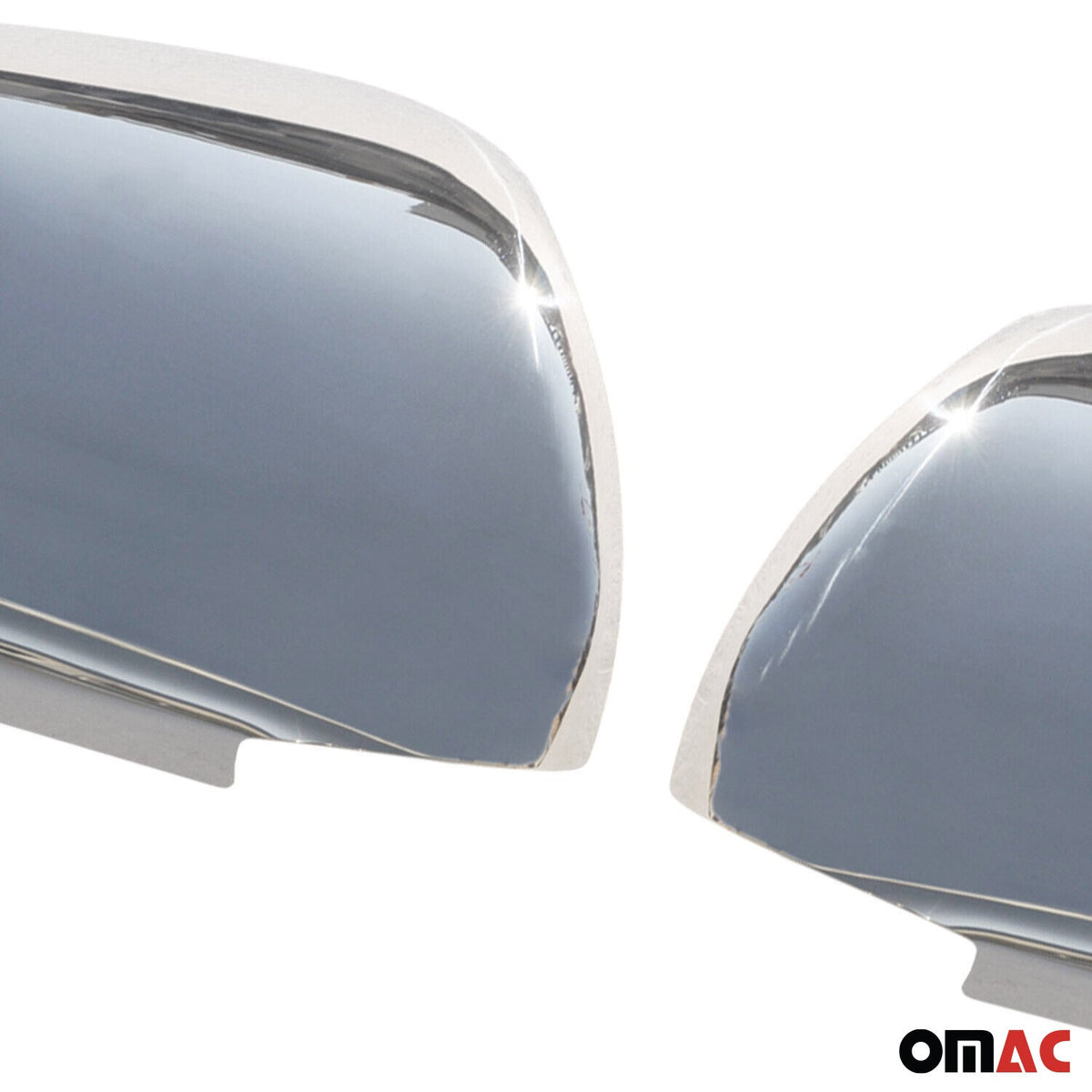 2003-2009 Lexus GX 470 Side Mirror Cover Caps Stainless Steel Silver 2 Pcs