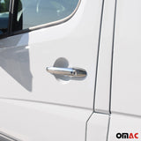 2006-2018 Mercedes Sprinter 2006-2018 4-Door Car Door Handle Cover Protector Stainless Steel chrome 8Pcs