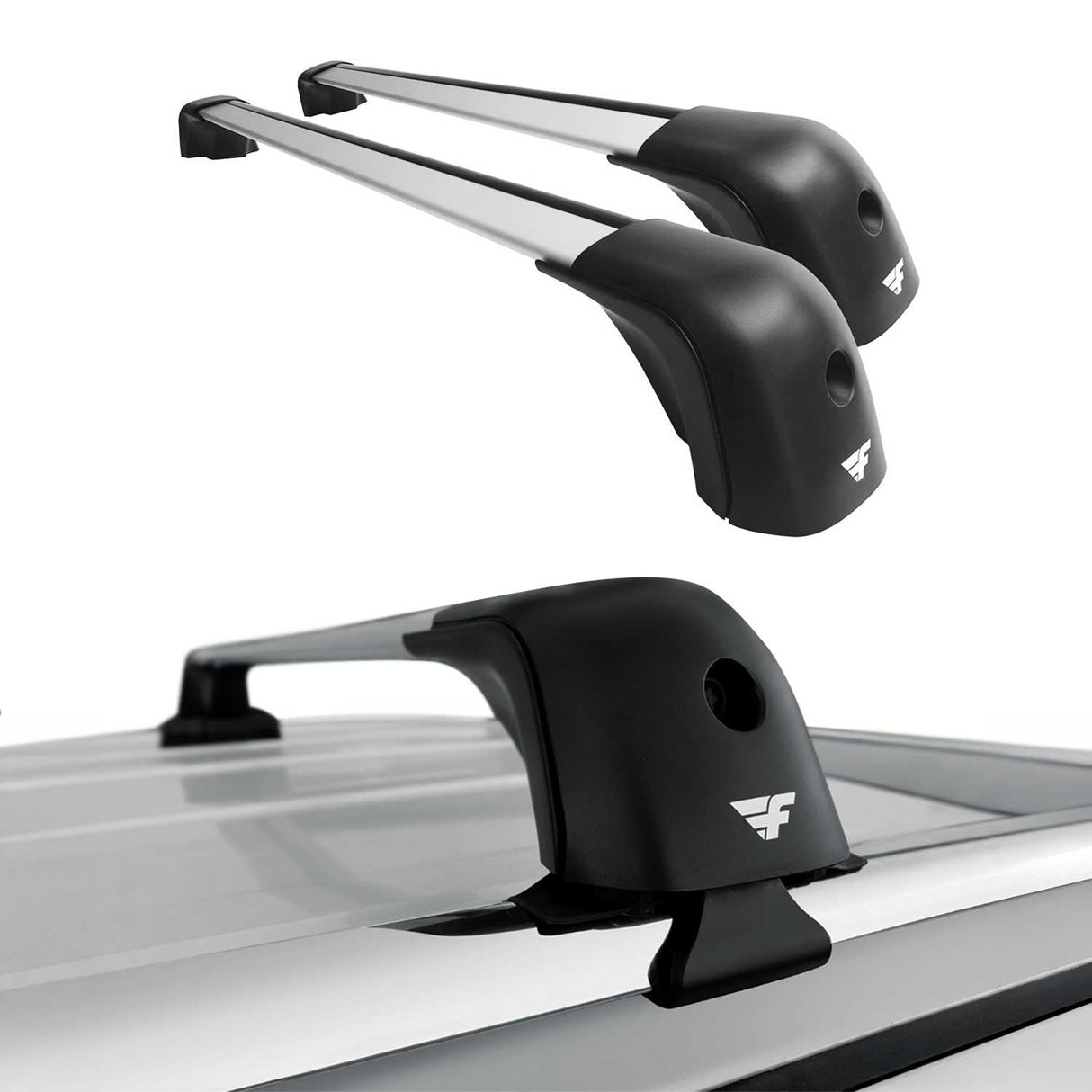 2004-2010 BMW 5 Series E61 Wagon Roof Racks Cross Bars Silver