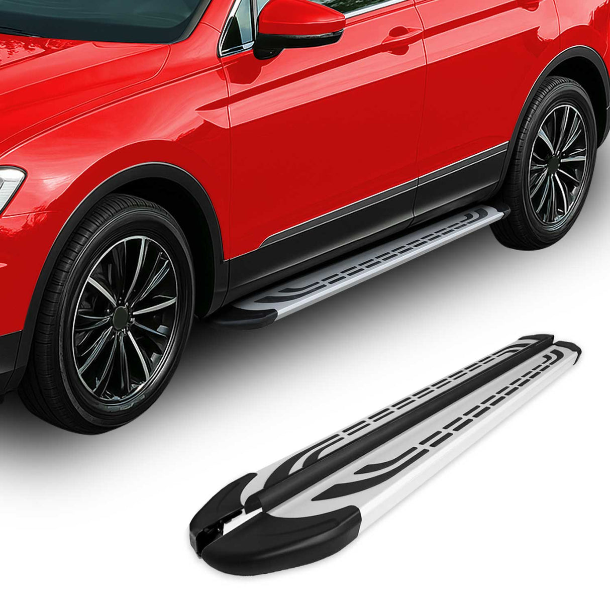 2010-2015 BMW X1 E84 Running Boards Side Steps Silver
