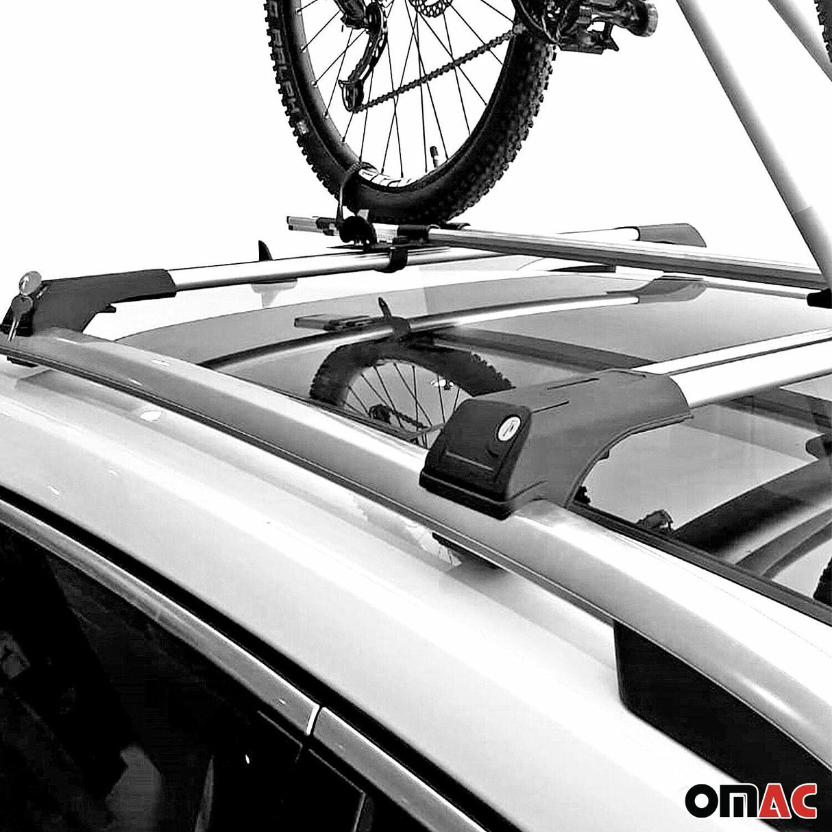 2014-2018 Subaru Forester IV Roof Rack Cross Bars Silver
