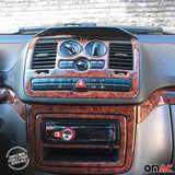 1998-2003 VW Golf Mk4 Wooden Look Dashboard Console Trim Kit 21Pcs