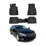 2013-2017 Lexus LS460 L AWD Floor Mats Liners Full Set All Weather Black
