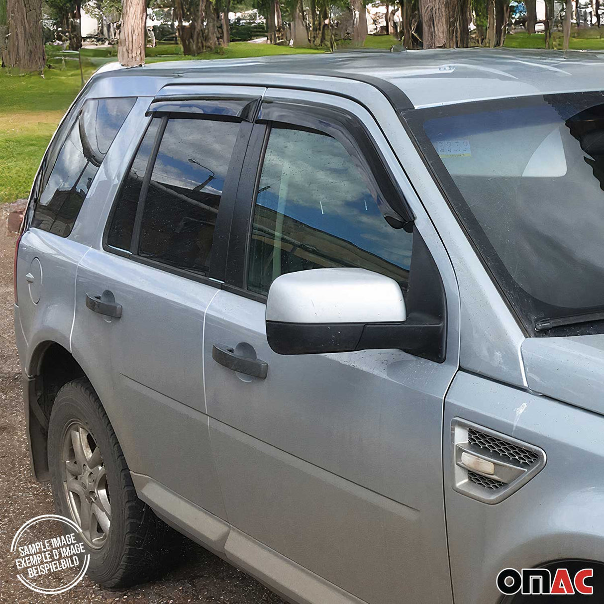 2011-2018 Nissan Juke Window Visor Vent Rain Deflector 4Pcs Smoke