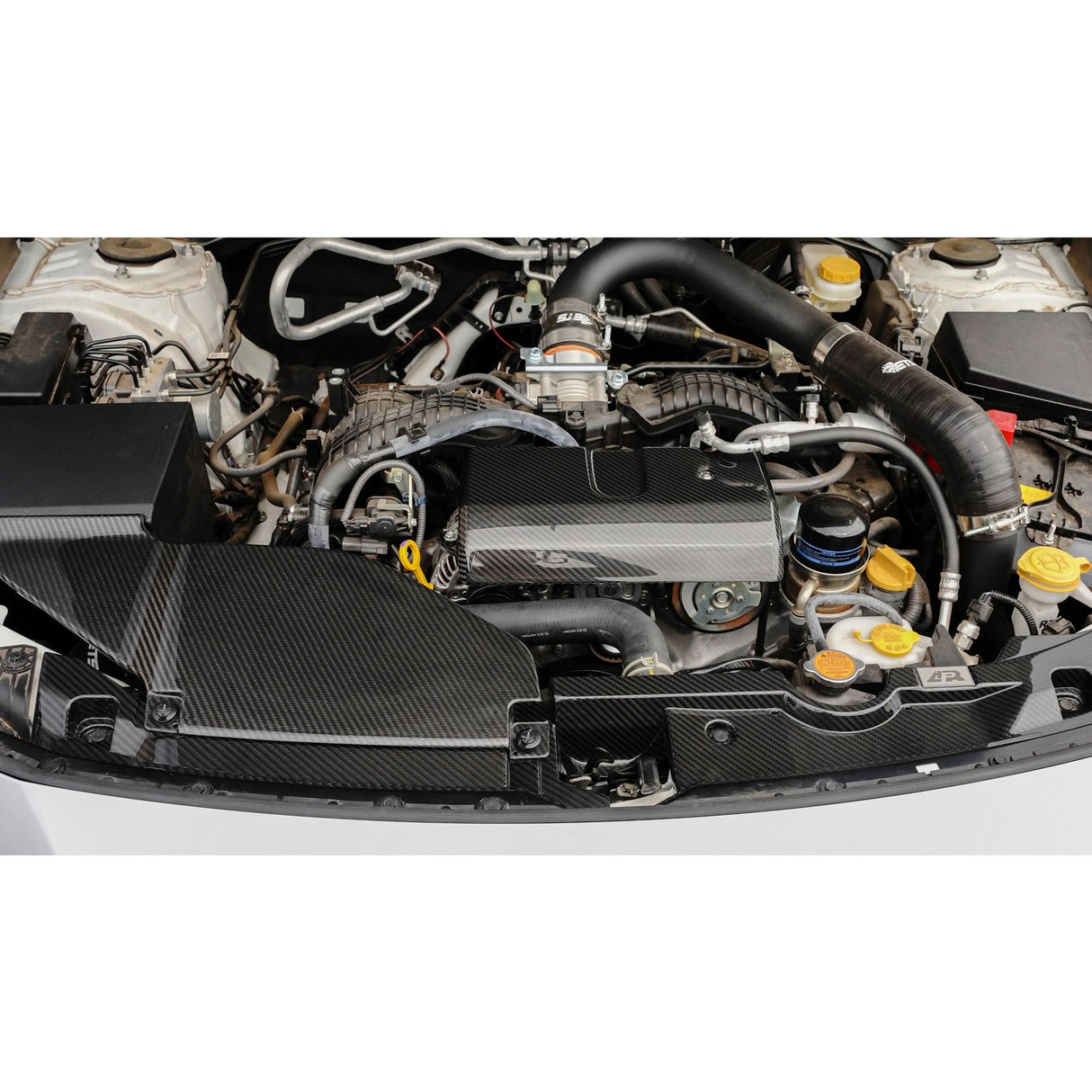Carbon Fiber Subaru WRX Radiator Cooling Plate and Intake Enhancement Kit 2022-UP