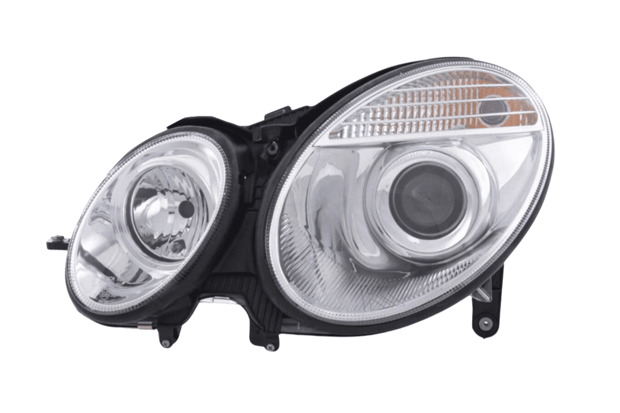 Mercedes Benz E-Class (211) Chrome Headlight Set (2002-2006) - K2 Industries