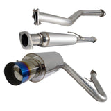 Spec-D Tuning Exhaust Scion tC (2005-2010) Catback N1 Muffler Polished/Blue Burnt Tip