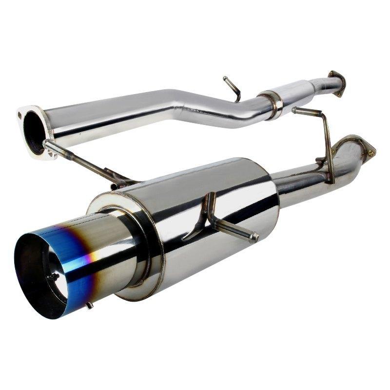 Spec-D Tuning Exhaust Subaru WRX (02-07) 3” w/ N1 Muffler w/ Blue Burnt or Polished Tip