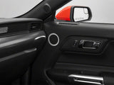 Speedform Quarter Marker Light Trim; Polished (15-23 Mustang)
