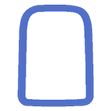 Mirror Adjustment Switch Outline Overlay (Printed Series Vinyl) - 2021+ Bronco