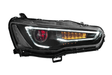 Mitsubishi Lancer 9th Gen Evo X GSR 10th Gen (CZ4A) Demon Eyes Dual Beam Projector Headlights (2008-2017) - K2 Industries