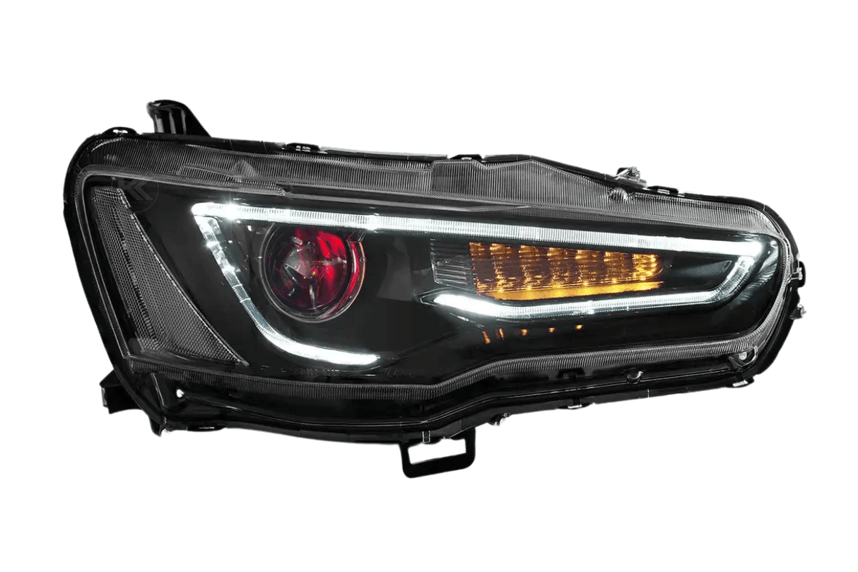 Mitsubishi Lancer 9th Gen Evo X GSR 10th Gen (CZ4A) Demon Eyes Dual Beam Projector Headlights (2008-2017) - K2 Industries