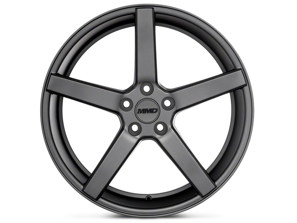 Mmd 551c Charcoal Wheel; Rear Only; 20x10; 45mm Offset (24-26 Mustang)