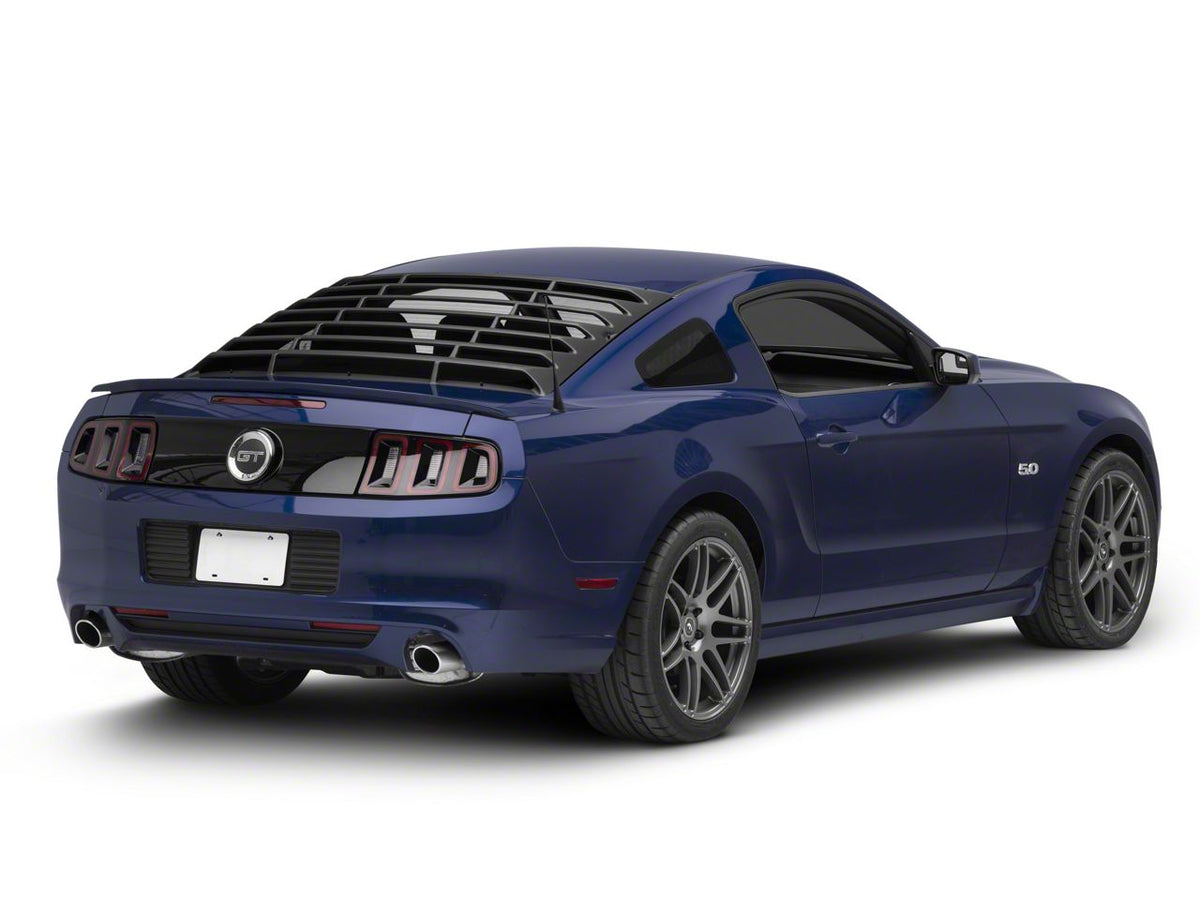 MMD ABS Rear Window Louvers (10-14 Mustang Coupe)